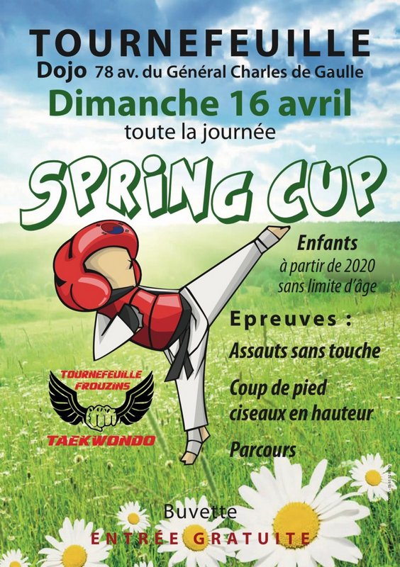 Affiche Taekwondo Spring Cup 2023