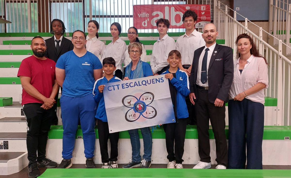 L'équipe CTT Escalquens à l'Open d'Albi
